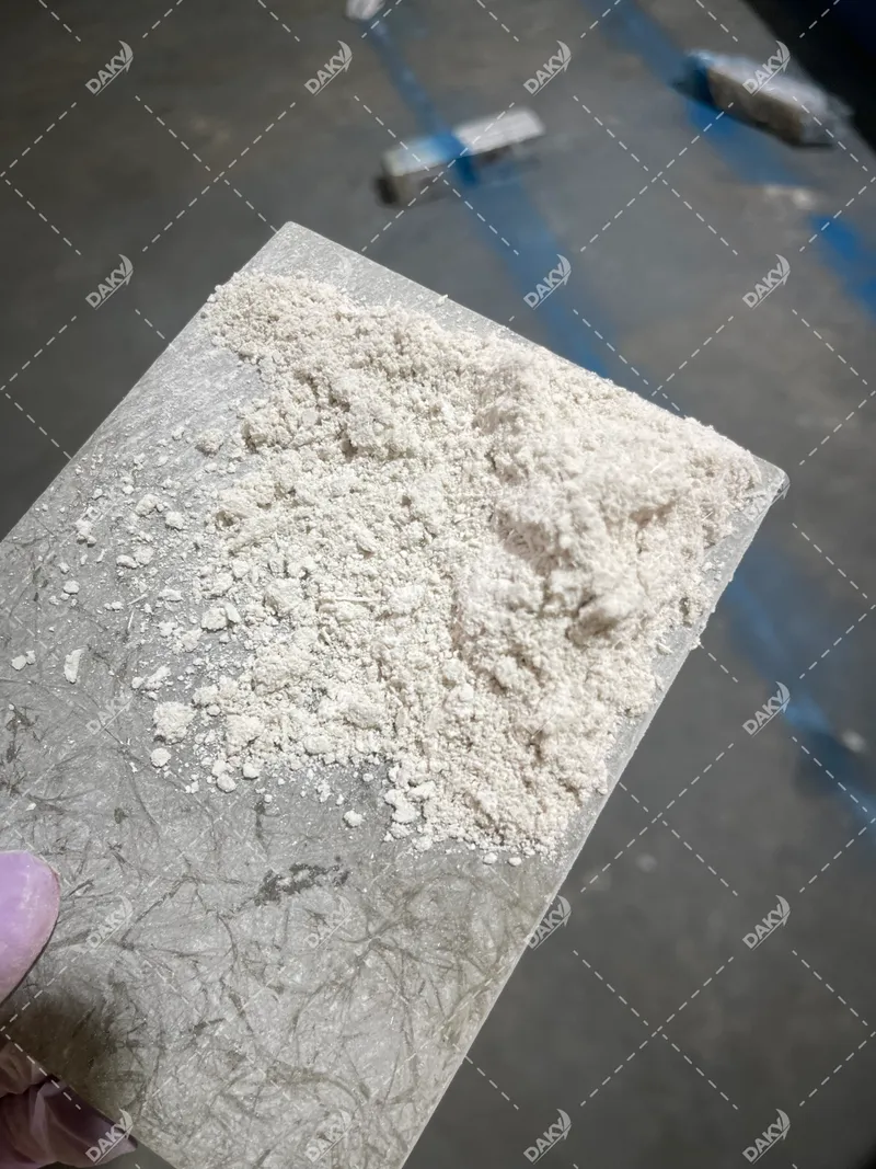玻璃钢 60-70目磨粉 — 验收试机 finished product