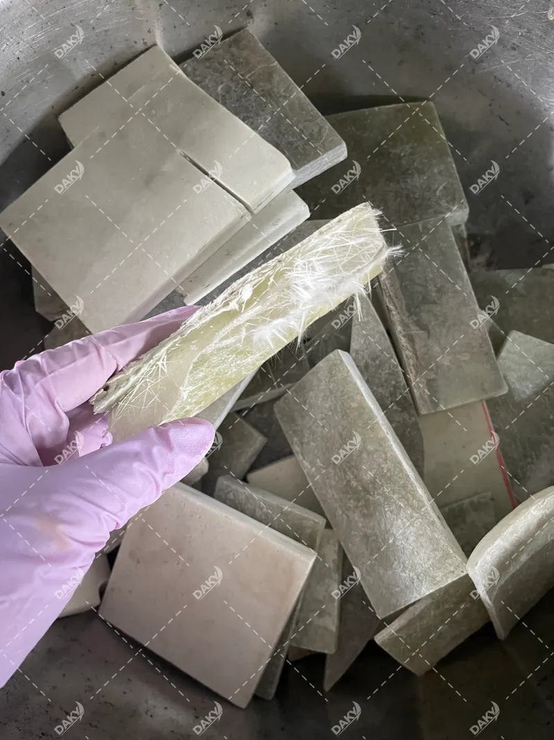 玻璃钢 60-70目磨粉 — 验收试机 raw material
